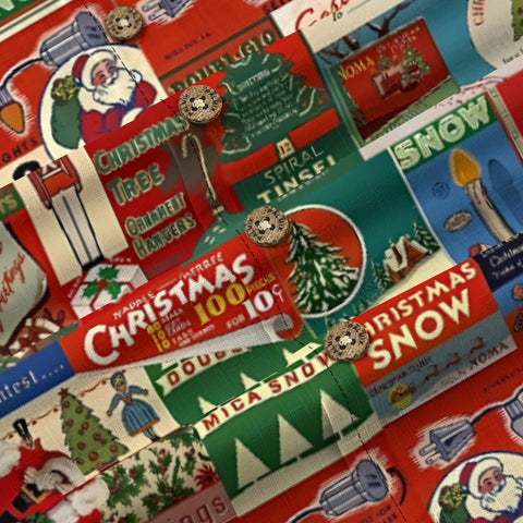 Christmas collage retro pictorial