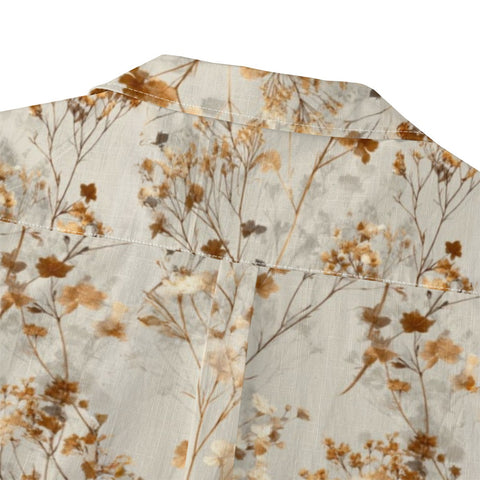 Dried Floral Hawaiian Shirt: