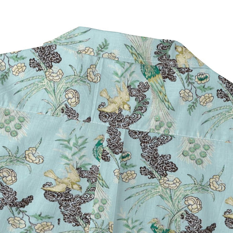 Vintage Peacock & Floral