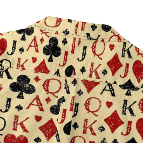 Poker Print Hawaiian Shirt