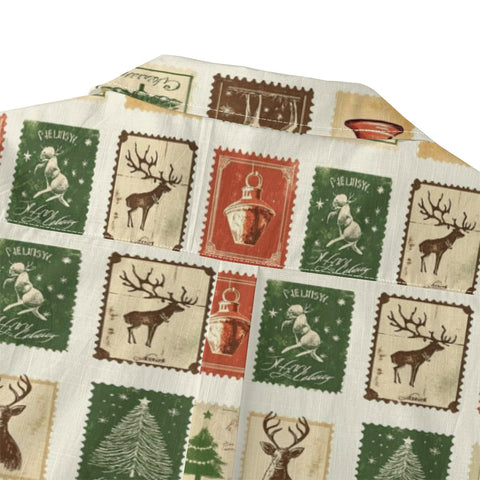 Vintage stamp commemorative print