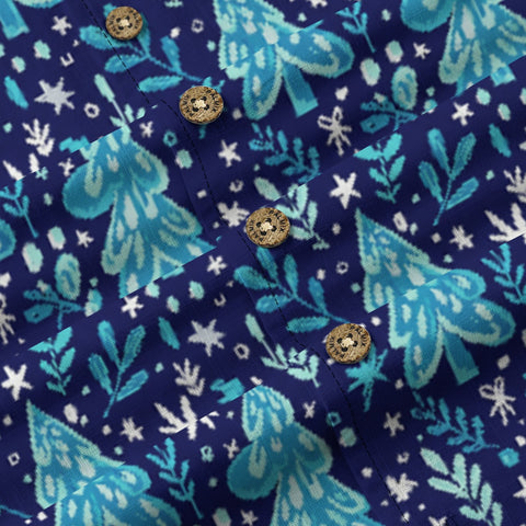 Frosty Pine Hawaiian Shirt