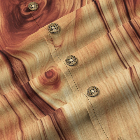 Wood Grain Hawaiian Shirt