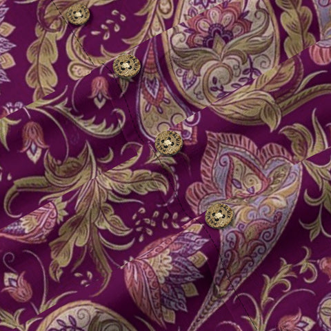 Retro Artistic Paisley Floral