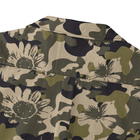 Camouflage olive floral