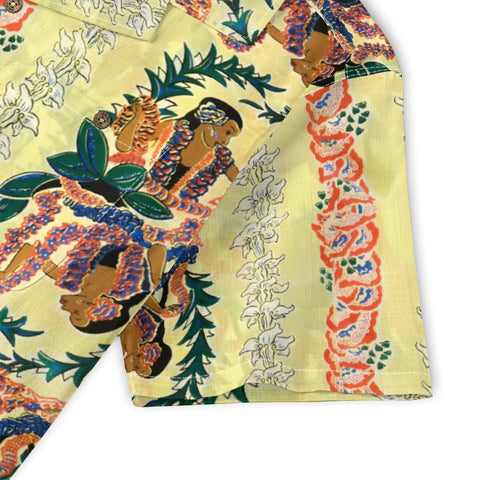 Vintage Hawaiian Human Painting Art