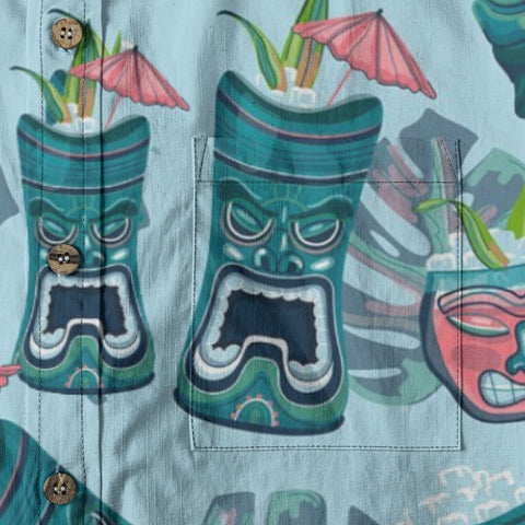 Tiki Mix – Tropical Cocktail Hawaiian Shirt