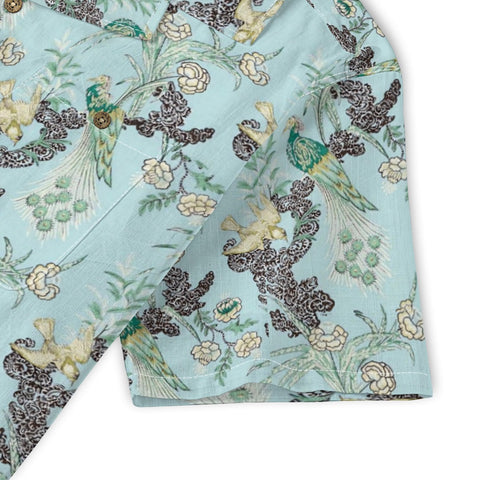 Vintage Peacock & Floral