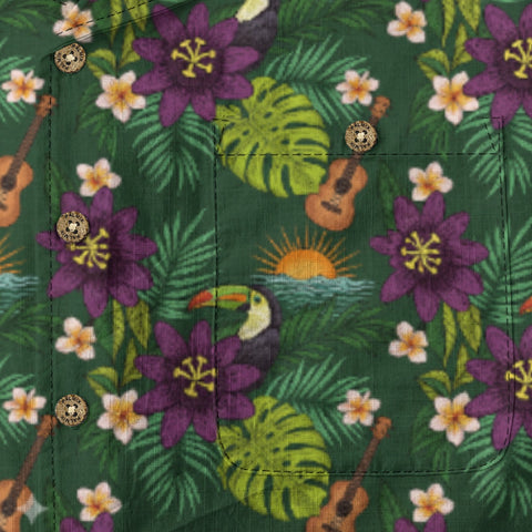 Toucan & Ukulele Hawaiian Shirt