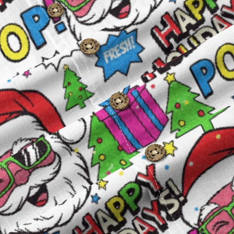 Pop Art Santa Hawaiian Shirt