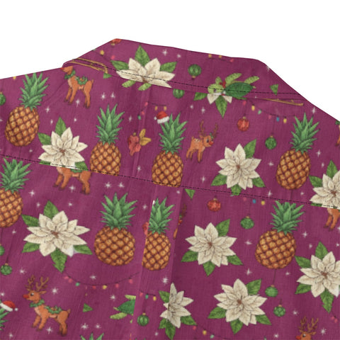 Pineapple & Poinsettia Christmas