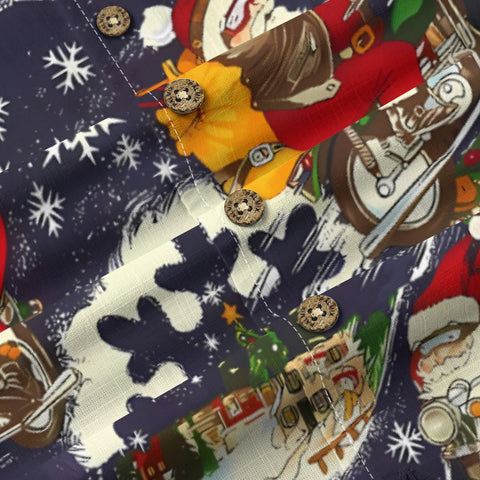 motorcycle santa