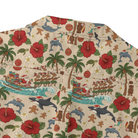 Santa’s Tropical Christmas Hawaiian Shirt
