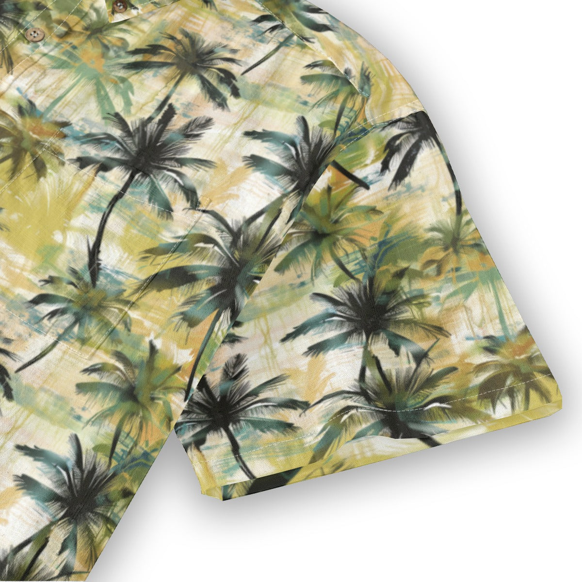 Men's Palm Tree Print Hawaiian Shirt