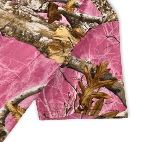 Pink Camo Tree Hawaiian Shirt