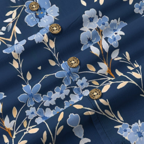Vintage blues flower cluster