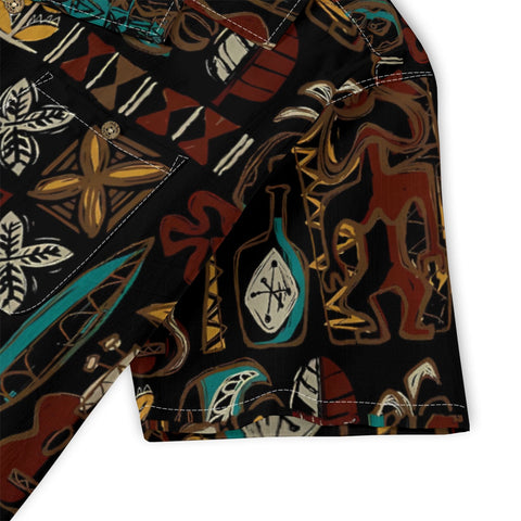 Retro aloha tribal art