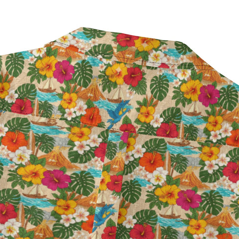 Tropical Birds & Blooms Hawaiian Shirt