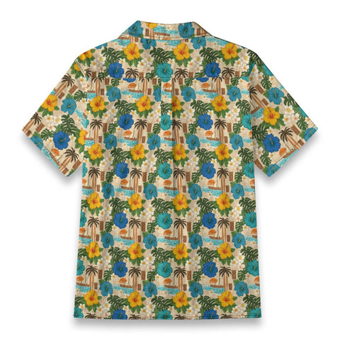 Tropical Floral Hawaiian Shirt