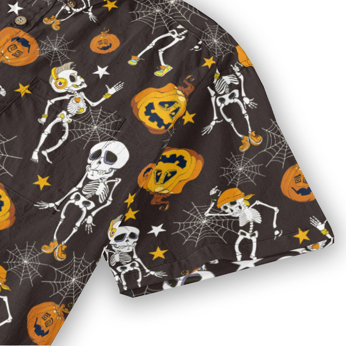 Halloween party hand drawn printed shirt