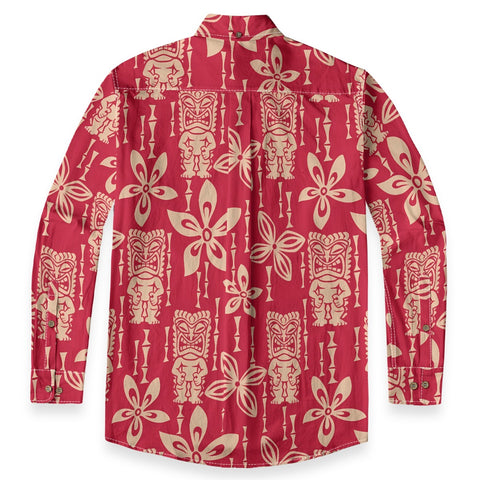 TIKI Tropical Sonata Retro long-sleeve shirt