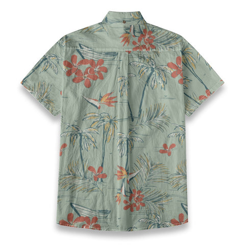 Tropical Mint Paradise – Vintage Hawaiian Elegance