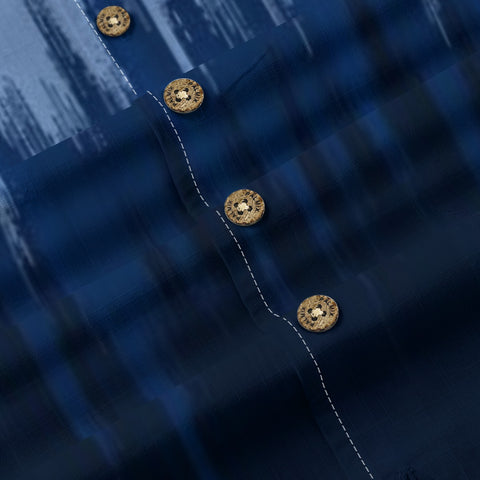 Blue Gradient Hawaiian Shirt