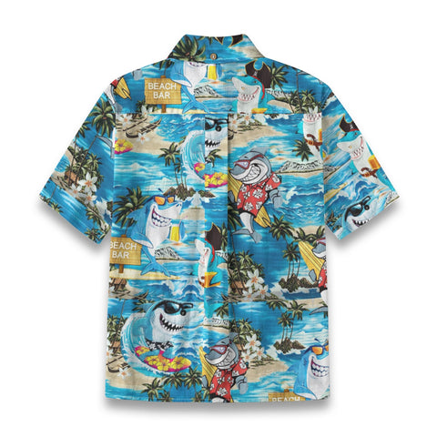 Funny Sharks Aloha Hawaiian Shirt