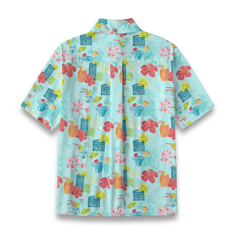 Hawaii colorful party Tiki print shirt