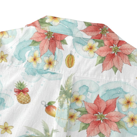 Poinsettia Paradise Hawaiian Shirt