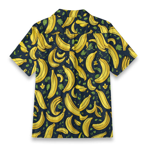 Banana Print Hawaiian Shirt