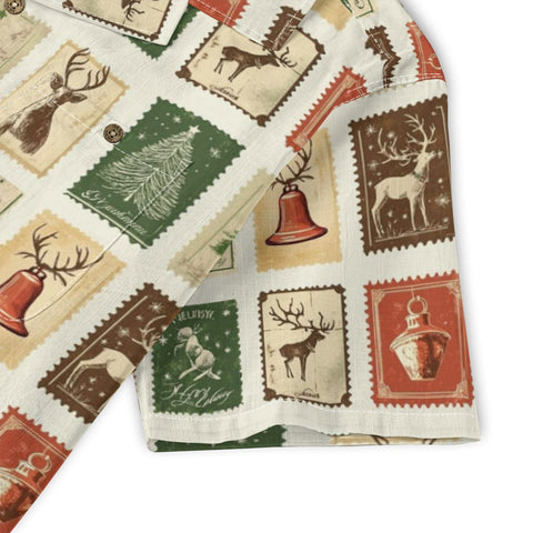 Vintage stamp commemorative print