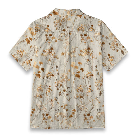 Dried Floral Hawaiian Shirt: