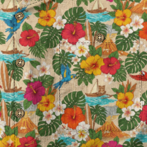 Tropical Birds & Blooms Hawaiian Shirt