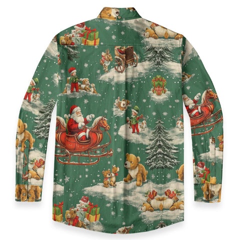 Teddy Bear and Santa Claus