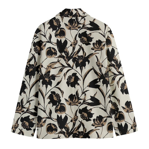 Dark brown flower shadow