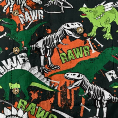 Rawr Dinosaur Hawaiian Shirt