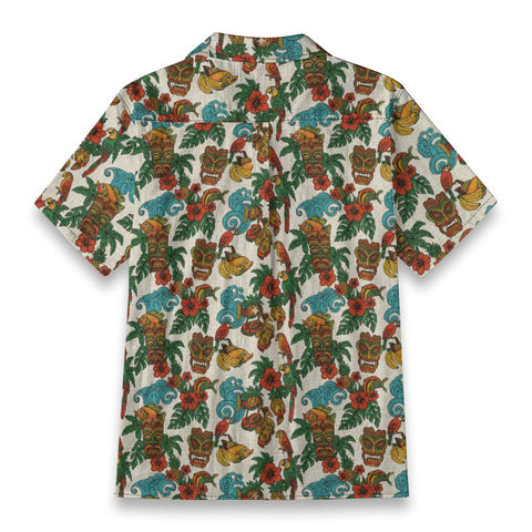 Retro tropical totem