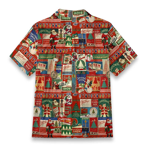 Christmas collage retro pictorial