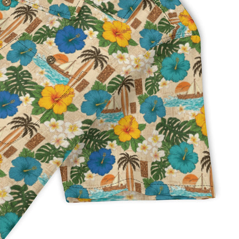 Tropical Floral Hawaiian Shirt