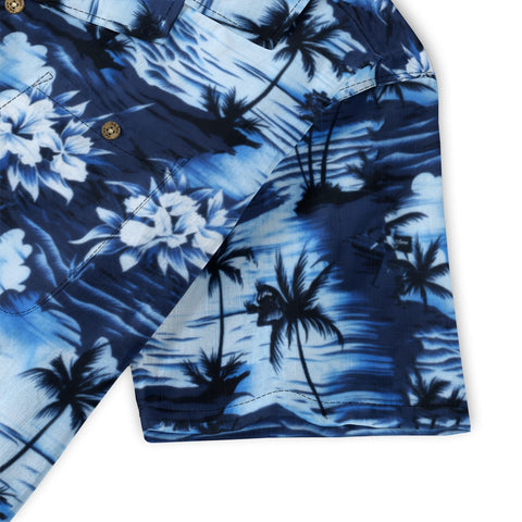 Blue Palm Tale with a Trigger