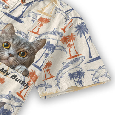 Jungle Secrets –  Universal Custom Pet Portrait Hawaiian Shirt