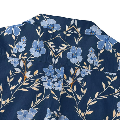 Vintage blues flower cluster
