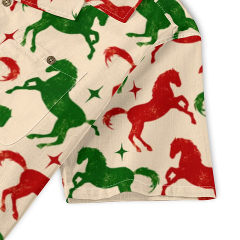 Christmas Horse Hawaiian Shirt