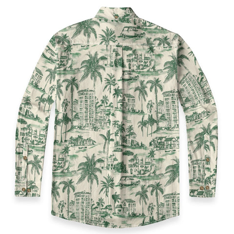 Hand-Drawn Holiday Retro long-sleeve shirt