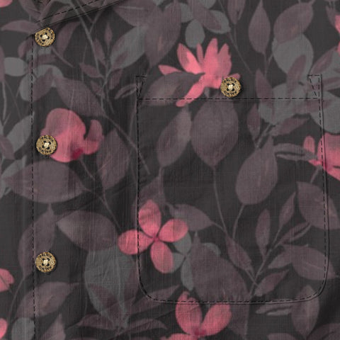 Black rhyme and pink flower rhapsody