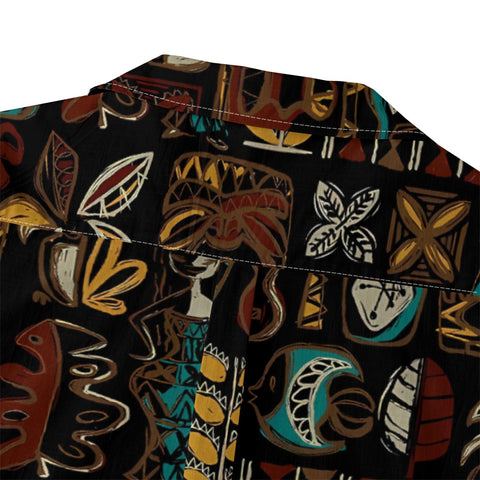 Retro aloha tribal art