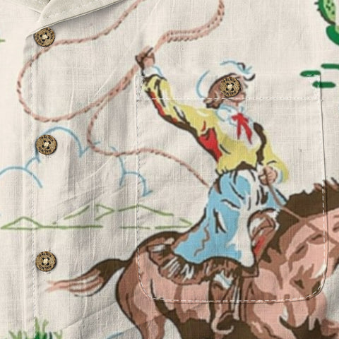 Western Cowboy Hawaiian Shirt