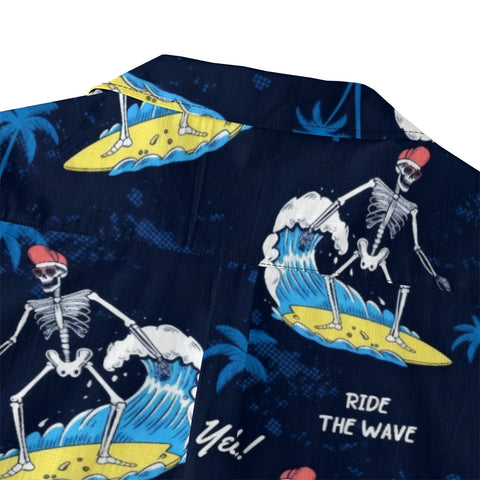 Halloween night surfing black sand beach