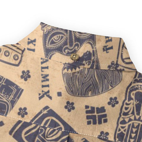 Tiki Totem Retro  Long-sleeve shirt